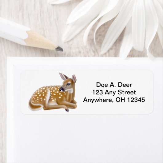 Deer Fawn Label (Insitu)