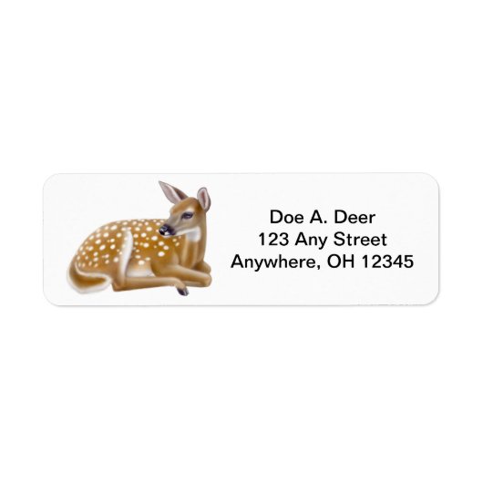 Deer Fawn Label (Voorkant)