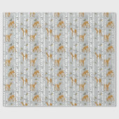 Deer Fawns White Birch Forest Gift Cadeaupapier (Vlak)