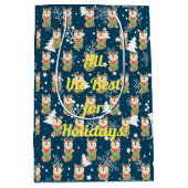 Deer Feestdagen aanpassen Medium Cadeauzakje (Voorkant)