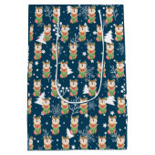 Deer Feestdagen aanpassen Medium Cadeauzakje (Achterkant)