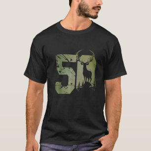 Deer figurine voor de 50e verjaardag of de verjaar t-shirt