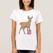 Deer Fitness Dumbbell T-shirt (Voorkant)