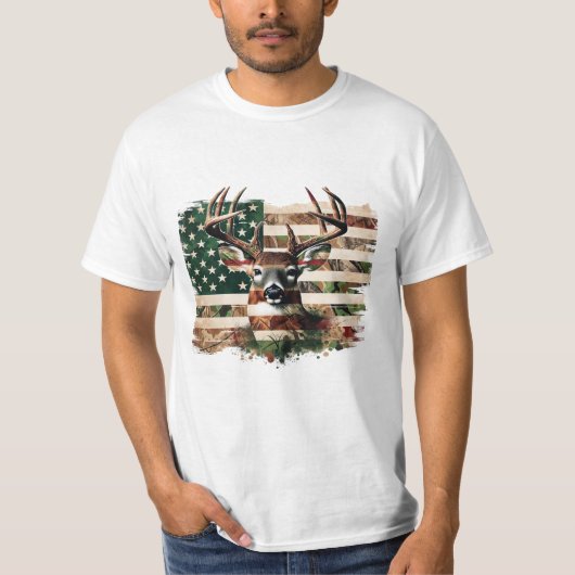 Deer Flag T-Shirt (Voorkant)