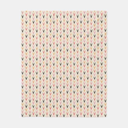 Deer Fleece Deken (Voorkant)