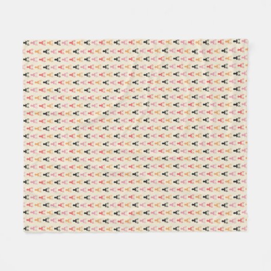 Deer Fleece Deken (Voorkant (Horizontaal))