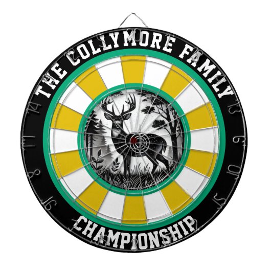 Deer Forest Target Wall Decor Dartbord (Voorkant)