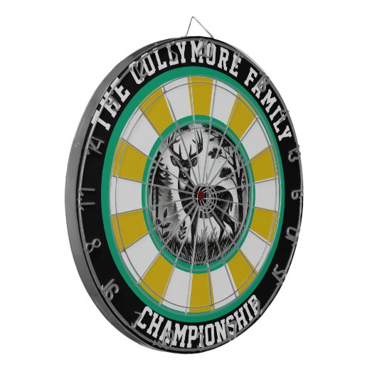 Deer Forest Target Wall Decor Dartbord (Voorkant Links)