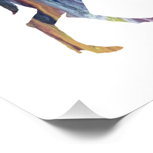 Deer Foto Afdruk (Hoek)