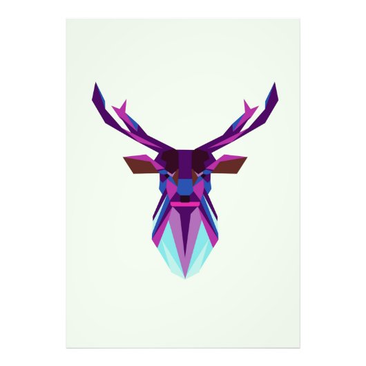 Deer Foto Afdruk (Voorkant)