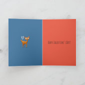 Deer Friend Valentijn Card Feestdagen Kaart (Binnen)
