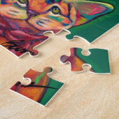 Deer Friends Holiday Puzzle door Ron Burns Legpuzzel (Zijkant)