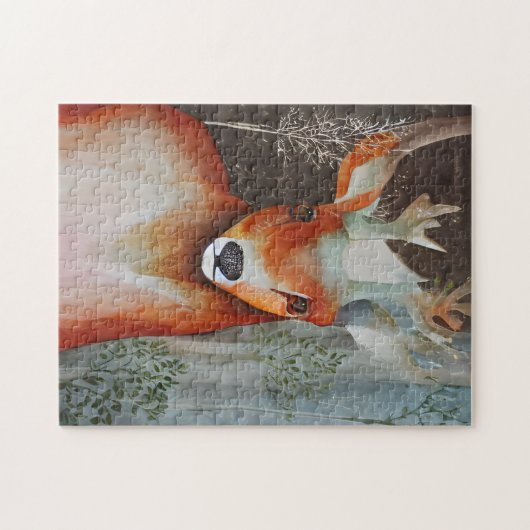 Deer Gemengde Media Legpuzzel (Horizontaal)