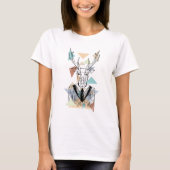 Deer Geometric T-Shirt (Voorkant)