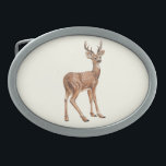 Deer Gesp<br><div class="desc">Handgeschilderde illustratie van een gevlekt hert</div>