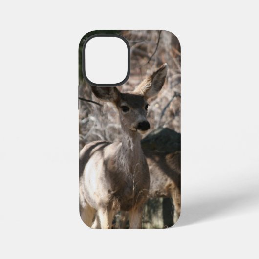 Deer gezegde hallo iPhone hoesje (Achterkant)