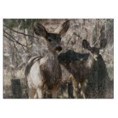 Deer gezegde hallo snijplank (Voorkant)