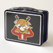 deer girl with santa clothes (Voorkant)