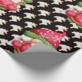 Deer Gnome past kleur aan Cadeaupapier (Hoek)