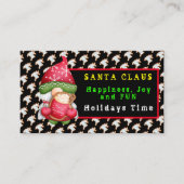 Deer Gnome past kleur en tekst aan Visitekaartje (Voorkant)