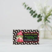 Deer Gnome past kleur en tekst aan Visitekaartje (Staand voorkant)