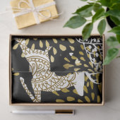 Deer Gold Kerstmis | Weefselpapier voor feestdagen Tissuepapier