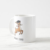 Deer Graduation Personalized Koffiemok (Voorkant links)
