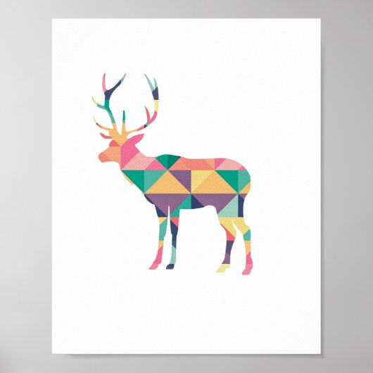Deer Graphic-Poster Poster (Voorkant)