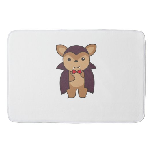Deer Halloween Cute Devil Vampire Costume Badmat (Voorkant)