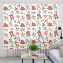 Deer Happy Tan Holiday Planten Pattern