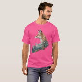 Deer Harmony – Geometric Wildlife & Nature Tee T-shirt (Voorkant volledig)