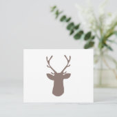 Deer Head Briefkaart (Staand voorkant)