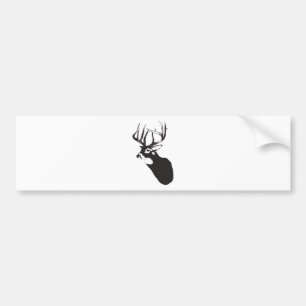 Deer Head Bumpersticker