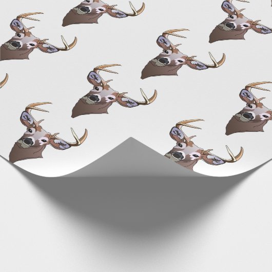 Deer Head Cadeaupapier (Hoek)