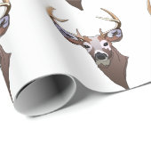 Deer Head Cadeaupapier (Rol Hoek)