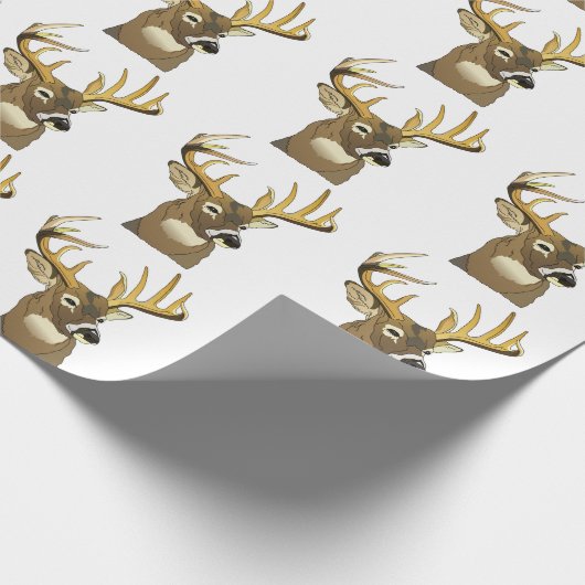 Deer Head Cadeaupapier (Hoek)