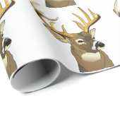 Deer Head Cadeaupapier (Rol Hoek)