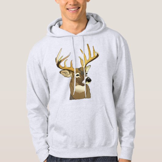 Deer Head Hoodie (Voorkant)