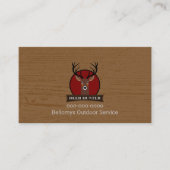 Deer Head Outdoor Service Visitekaartje (Voorkant)