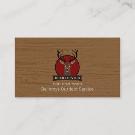 Deer Head Outdoor Service Visitekaartje