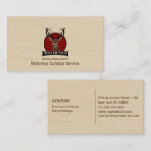 Deer Head Outdoor Service Visitekaartje (Voorkant / Achterkant)