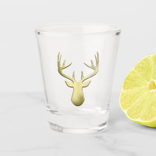 Deer Head Shot Glas (Voorkant)