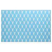 Deer Head Silhouettes Baby Boy Nursery Stof (Fat Quarter)