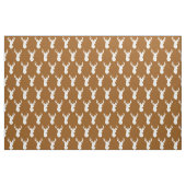 Deer Head Silhouettes Country Cabin Stof (Fat Quarter)