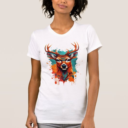 Deer Head T-shirt (Voorkant)