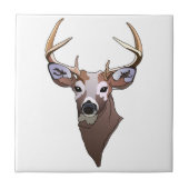 Deer Head Tegeltje (Voorkant)