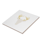 Deer Head Tegeltje (Zijkant)