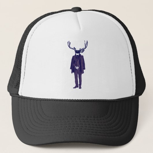 Deer Head Trucker Pet (Voorkant)