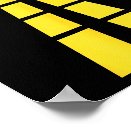 Deer Headlights With Road Markings Couples Costume Poster (Hoek)