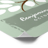 Deer Heart Guest Book Poster - 100 handtekeningen (Hoek)